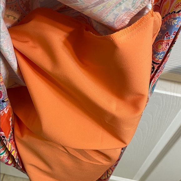 Talbots Womens Paisley Print Sleeveless Fit And Flare Midi Dress Lined Size 10 P - Picture 6 of 8